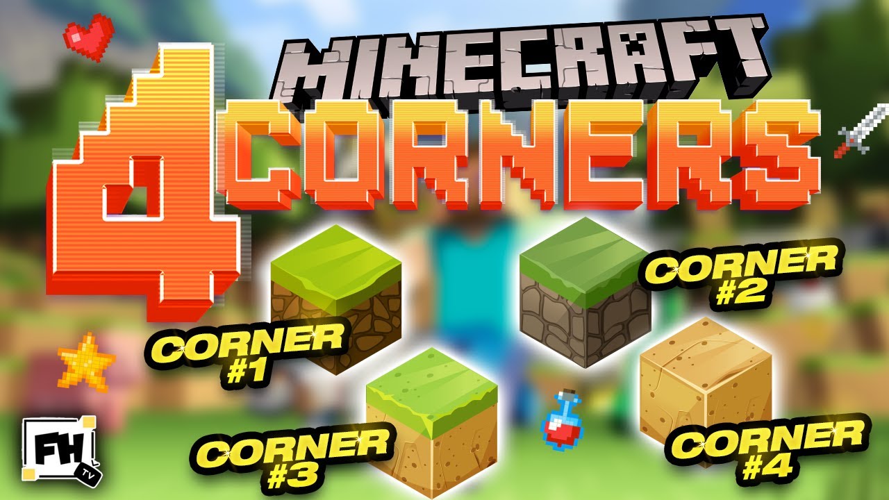 Minecraft 4 Corners: видеоигра Challenge | Brain Break | GoNoodle