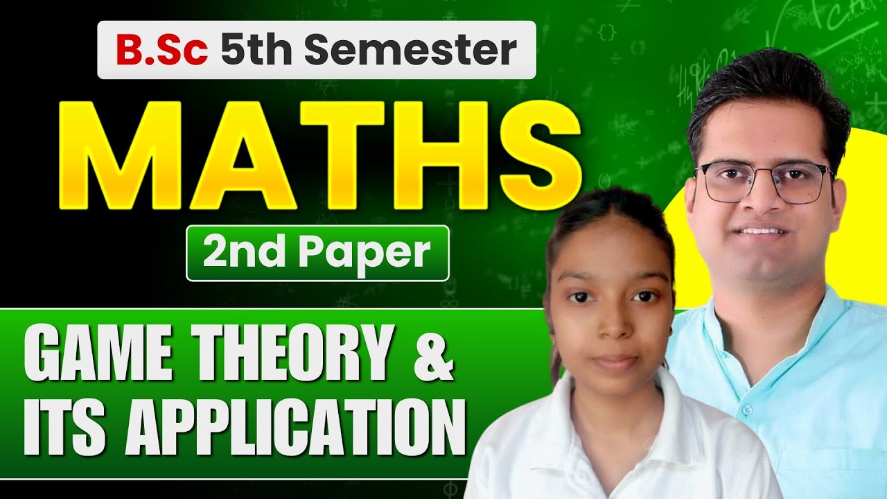 Game theory & It's Application! Bsc 5th Semester Maths 2nd Paper!Be DKDian 