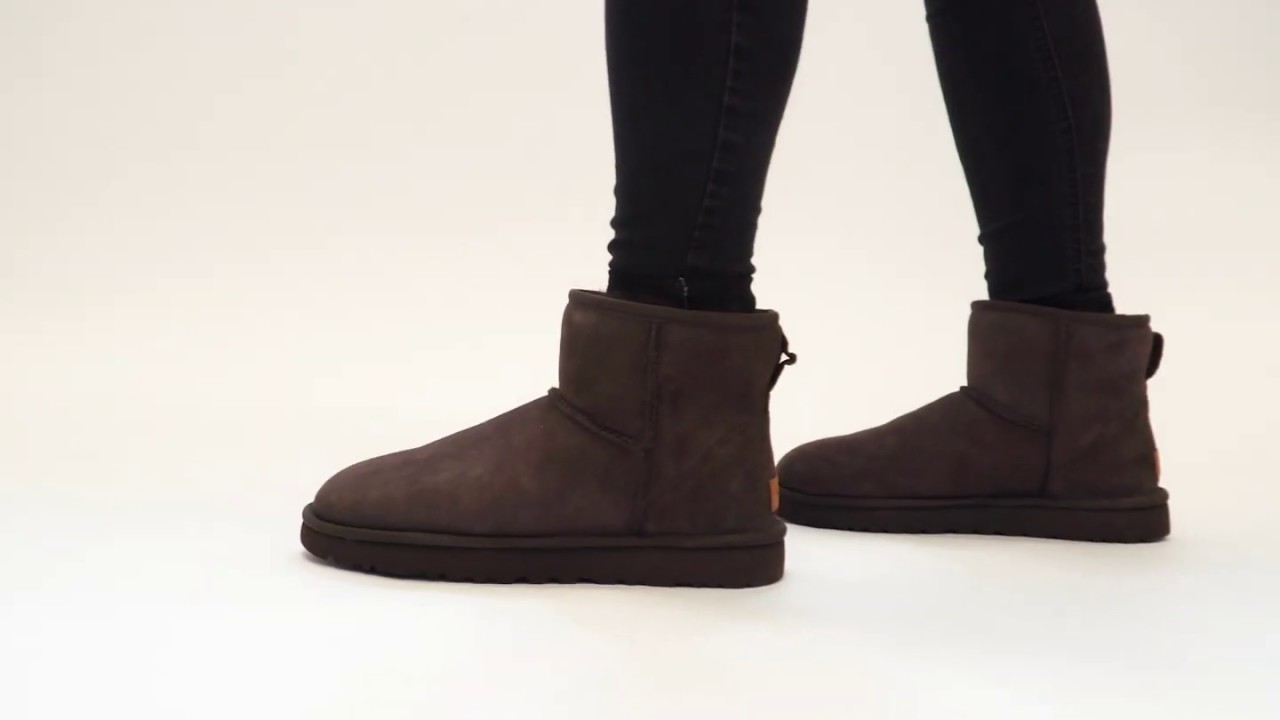 | Shuperb™ Ugg CLASSIC MINI II Ladies Sheepskin Boots Chocolate