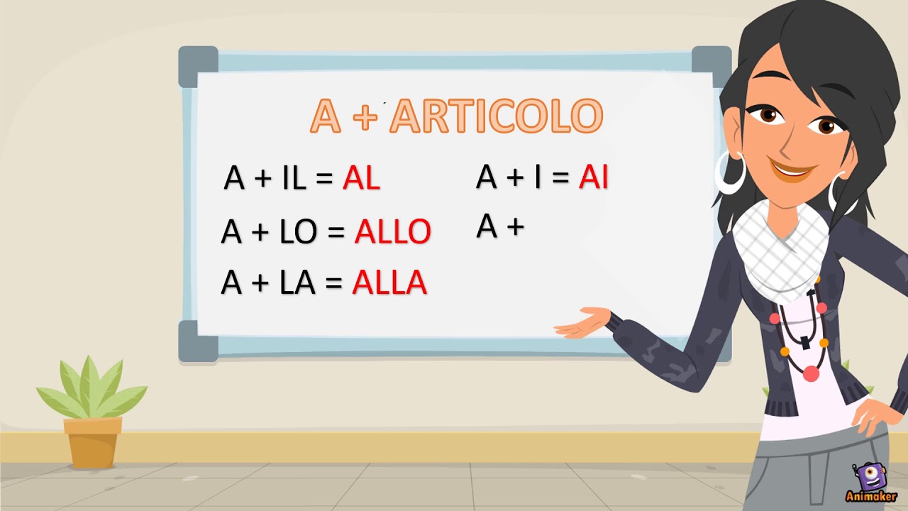 Le preposizioni articolate