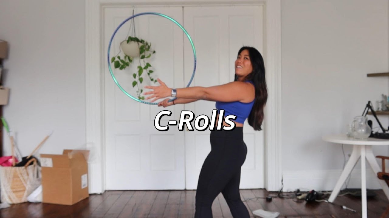 Learn C-Rolls in LESS THAN 10 Minutes - Hula Hoop Basics