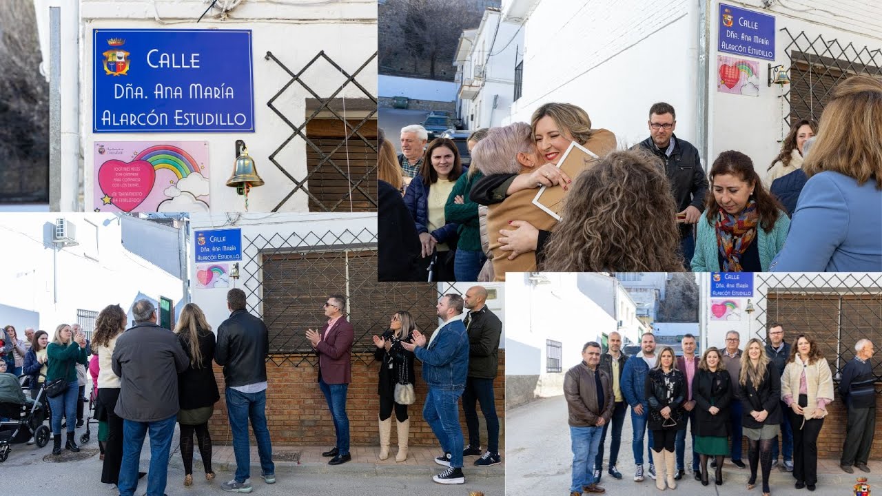CHILLUÉVAR - INAGURACION DE LA CALLE DOÑA ANA MARIA ALARCÓN ESTUDILLO.