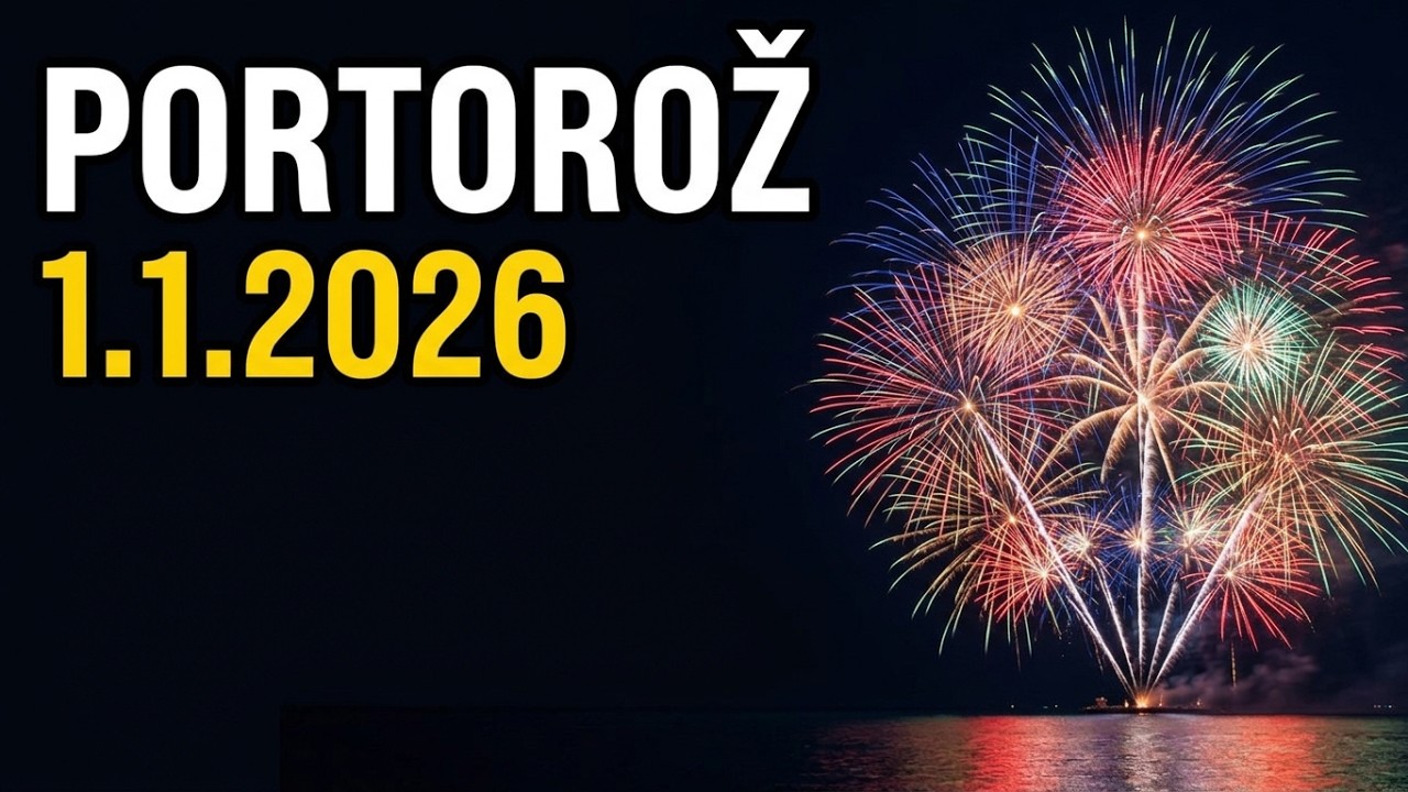 Portorož Fireworks 1.1.2026