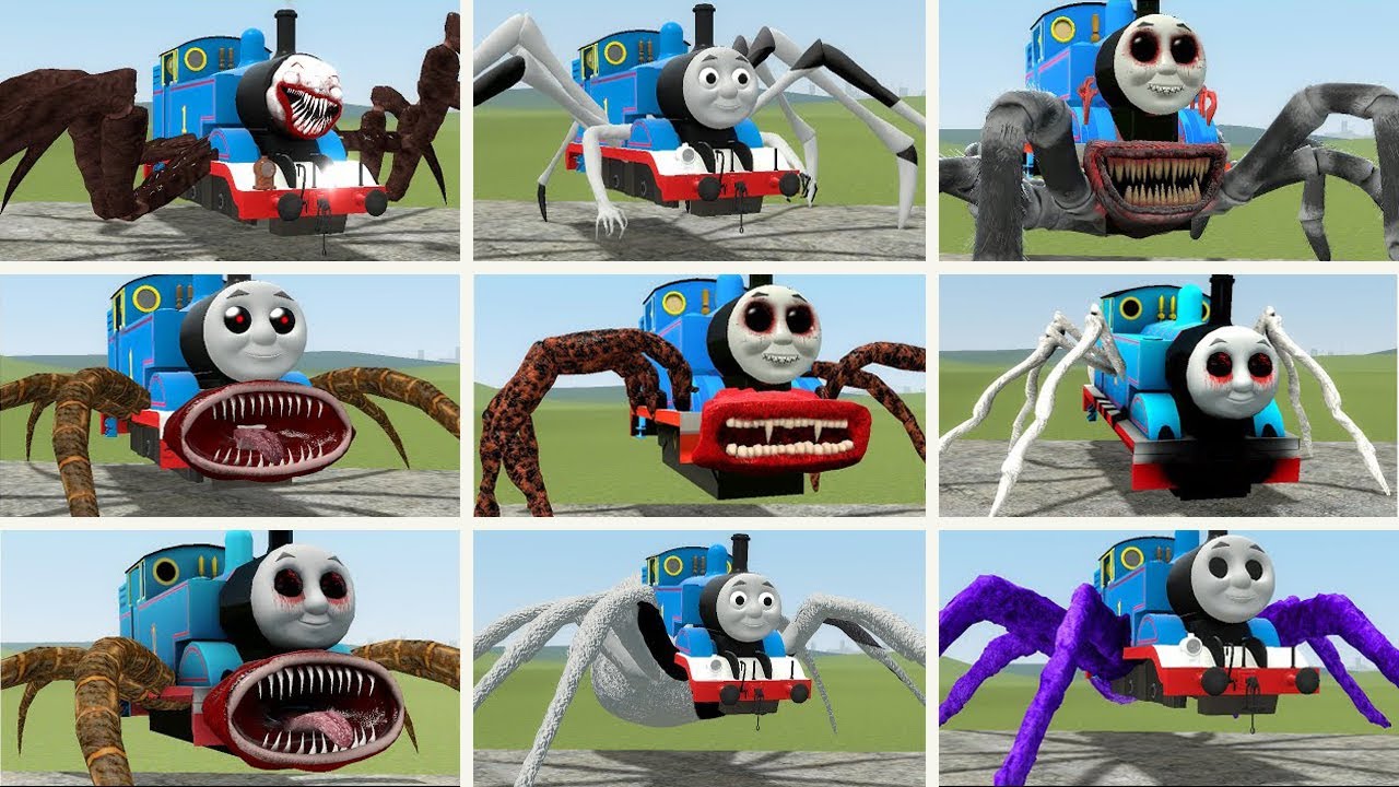 NEW UPDATE: Cursed Thomas and Friends Train Monster Battle in Garry's Mod part 1