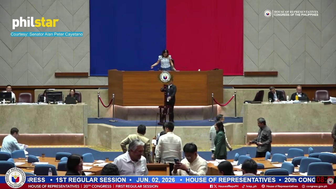 LIVE:  House plenary tackles ethics complaint vs. Rep. Kiko Barzaga (June 2, 2026)