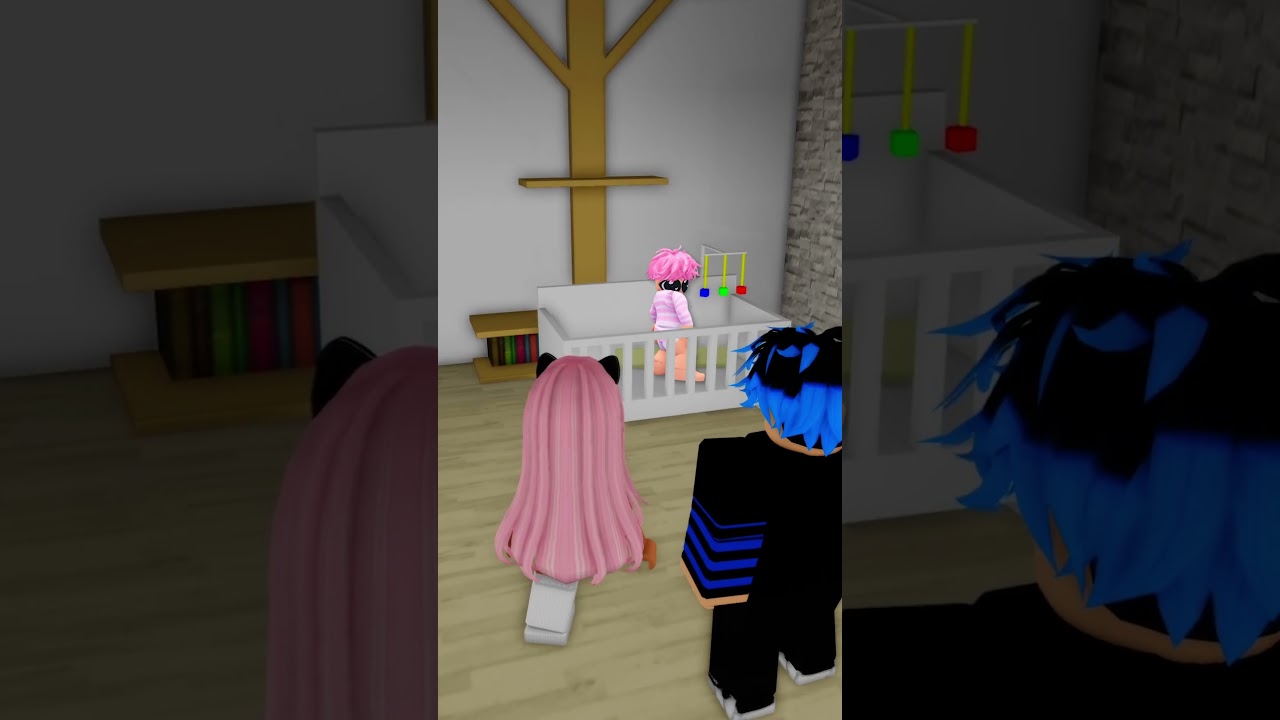 layla and her bf went to the adoption center in brookhaven💀🤣#robloxshorts #roblox