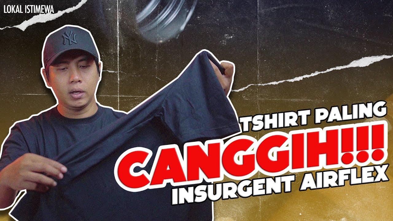 Tshirt Brand Lokal Ini Canggih Banget Nyaman Segala Cuaca! Insurgent AirFlex