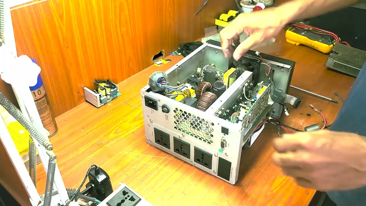 1 KVA ONLINE UPS REPAIR | FULL VIDEO | POWER SUPPLY FAULT | HOW TO REPAIR ONLINE UPS