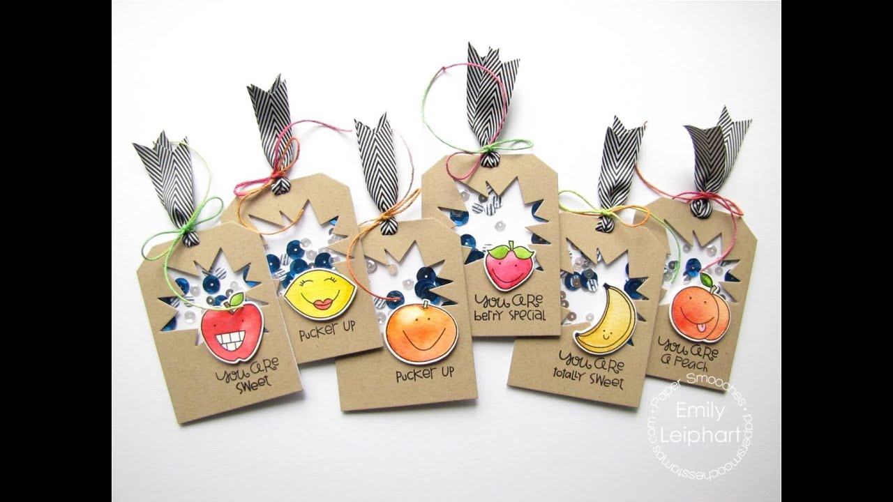 {Paper Smooches} Fruitastic Shaker Tags + Giveaway Winners!!!