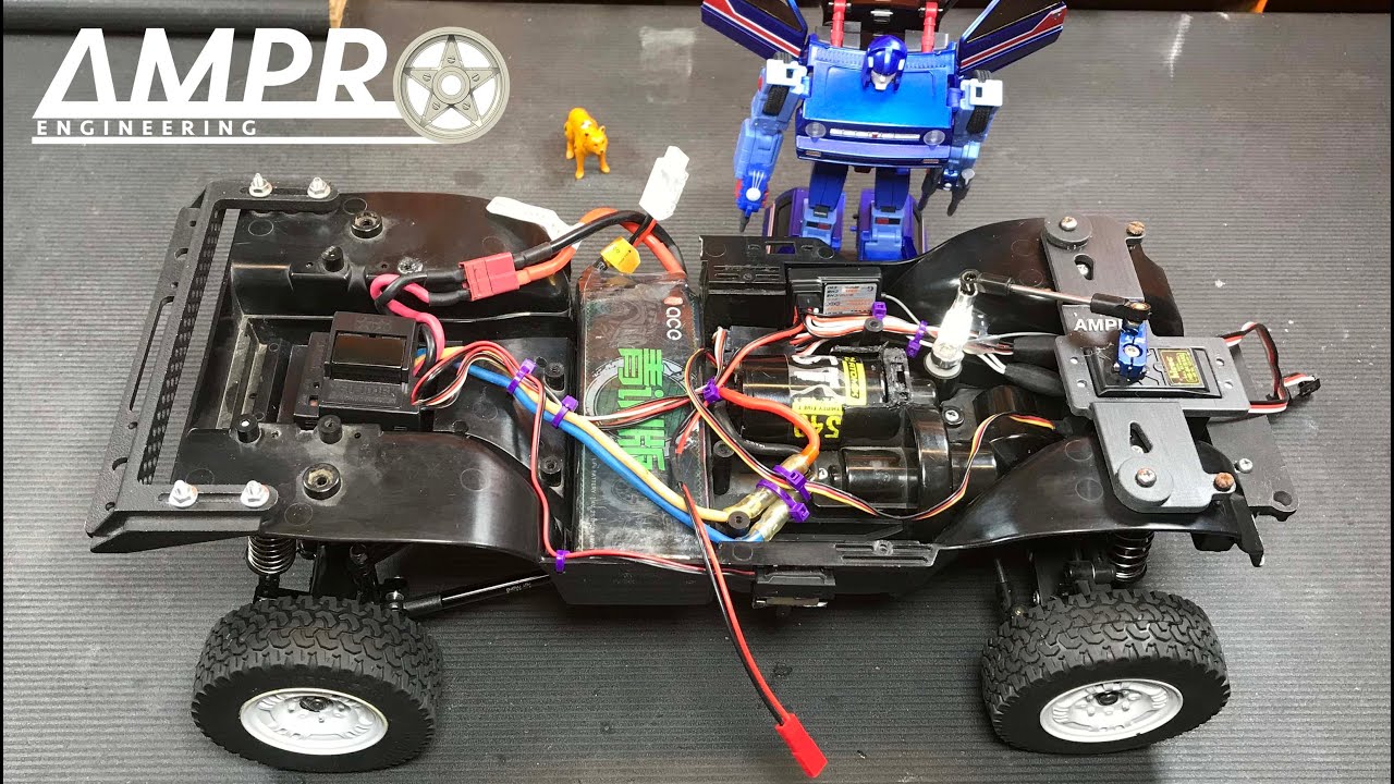 e220: Tamiya CC01 Fiat Panda от Plastic Dreams Build — шасси