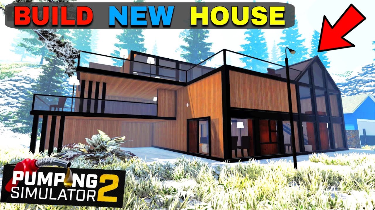 BUILD MODERN HOUSE FOR MY WIFE || PUMPING SIMULATOR 2