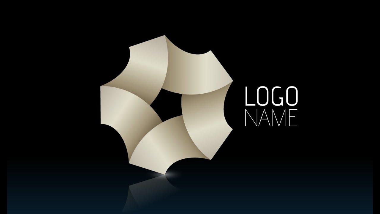 Illustrator Tutorial | 3D Logo Design (Geometric Flower)