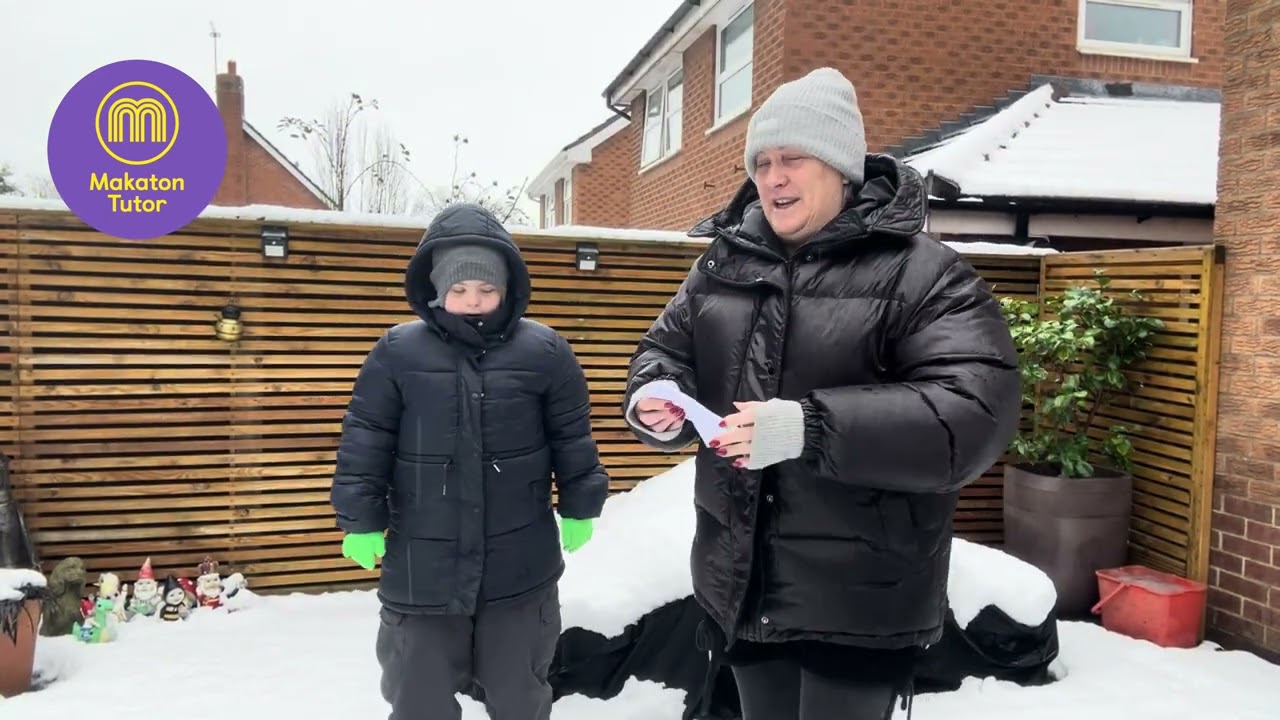 Makaton for ‘SNOWBALL’ ❄️ 