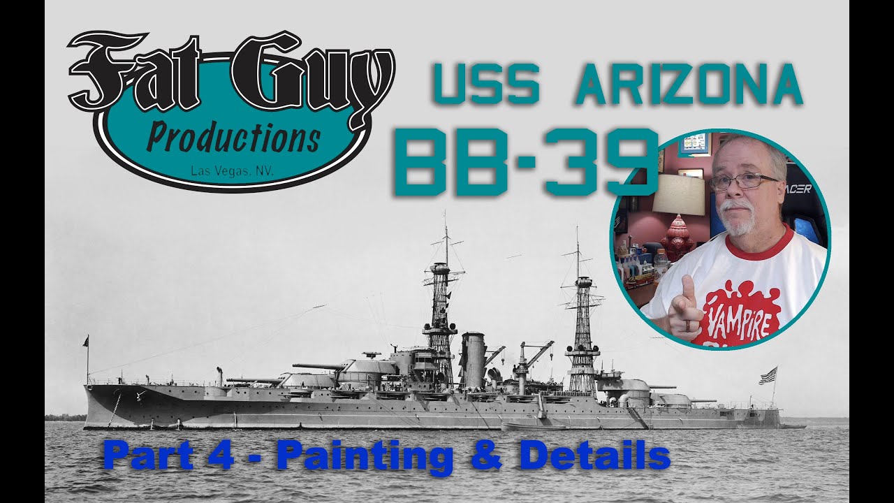 Building the Trumpeter USS Arizona Model, Part 4