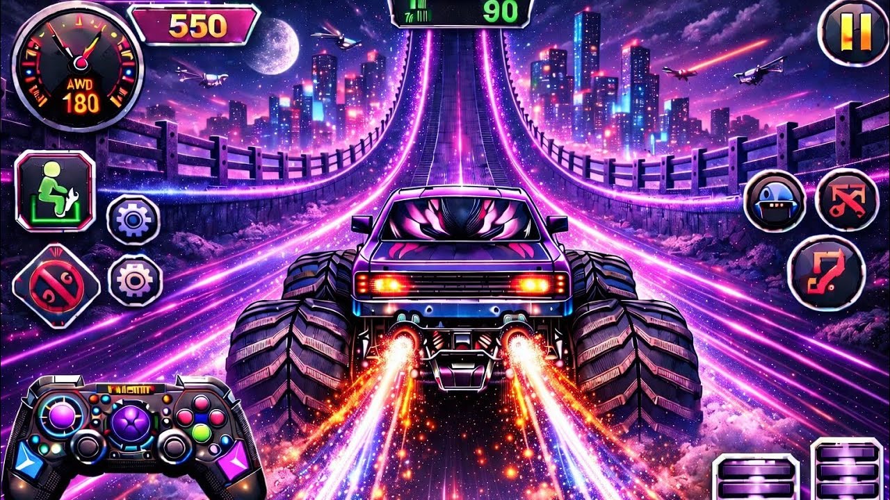Monster Truck Ramp Racing Legends 🚛🔥 Ultimate Challenge | Android Gameplay