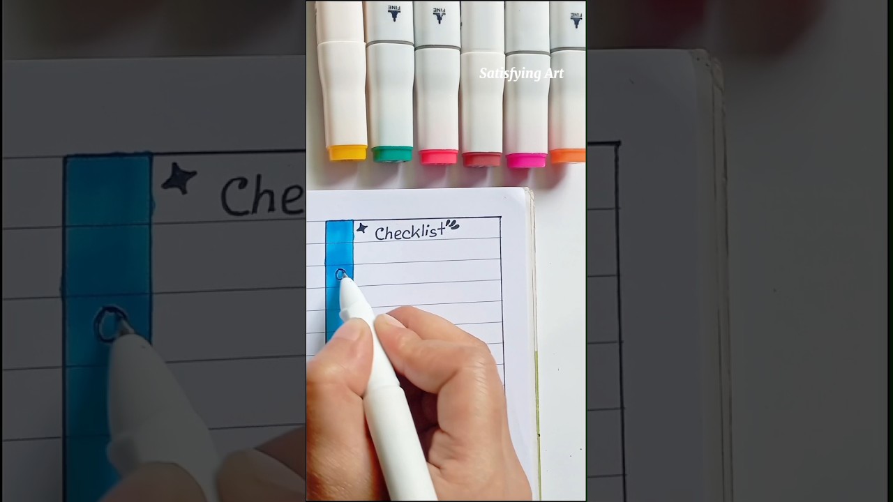 Journal Ideas | Checklist Ideas | To Do List Ideas #satisfying #origami #journal#todolist #checklist