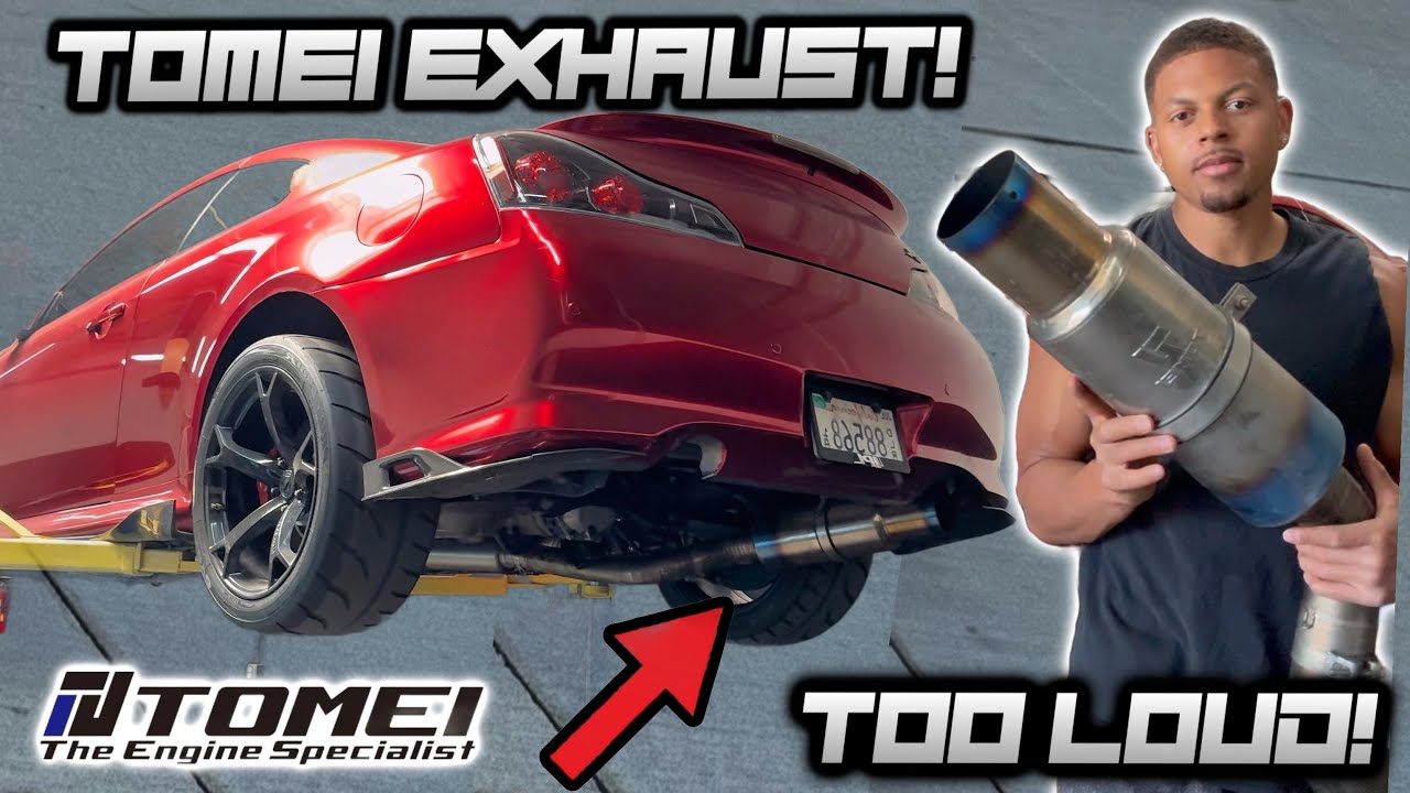 800HP TURBO G37 IPL GETS THE PERFECT TOMEI EXHAUST FITMENT!!