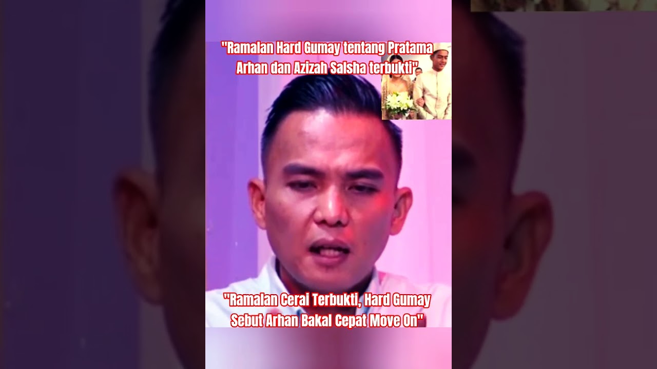 Ramalan Cerai Terbukti, Hard Gumay Sebut Arhan Bakal Cepat Move On! Insert Story Official