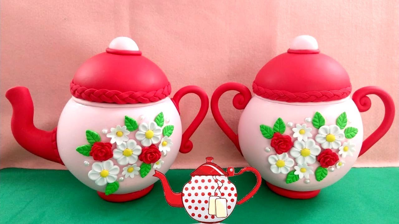 Aula de Biscuit Completa- Bule e açucareiro