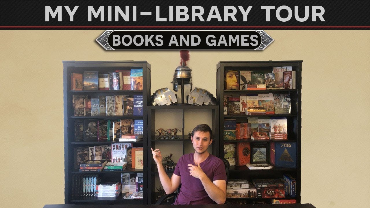 My Mini-Library Tour (History Books and Board Games)