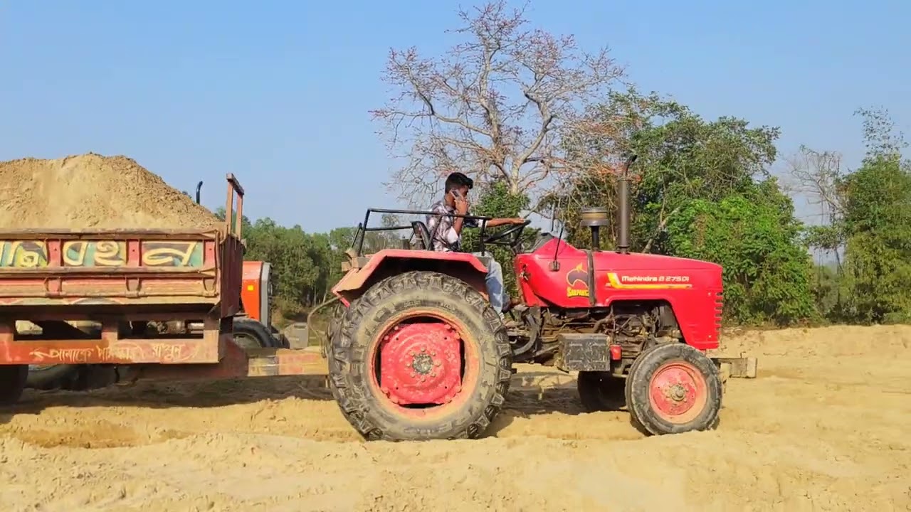 Today My All New Tractor Mahindra B275 Di And Others New Tractor Fully Loading Backhoe Machine