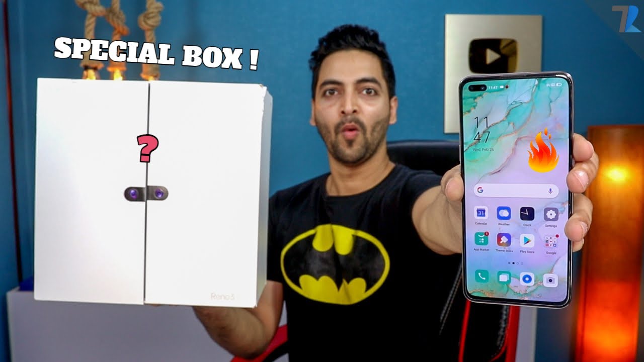 OPPO Reno 3 Pro - Unboxing & Hands On | World's First 44MP Dual Selfie | ft  OPPO Enco Free Earphone