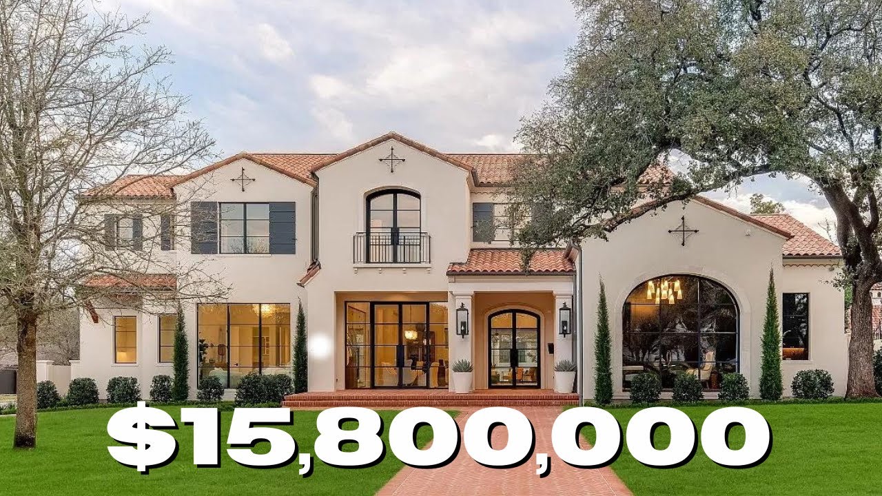 Moving to Dallas, Tx? DALLAS REALTORS TOUR A $15.8M MODERN MEDITERRANEAN HOME | HIGHLAND PARK, TX