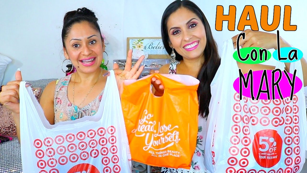 HAUL  con La Mary !! Compras de Rebaja en Target !! - IsabellaBeauty