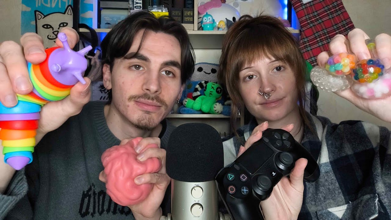 ASMR EN COUPLE  💕😴 (10 triggers pour dormir)