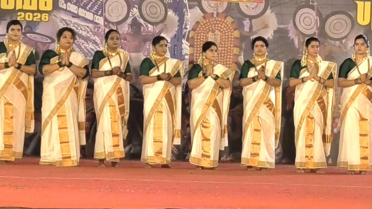 Thiruvathira at Guruvayoor during Ulsavam 2026..🙏🪔