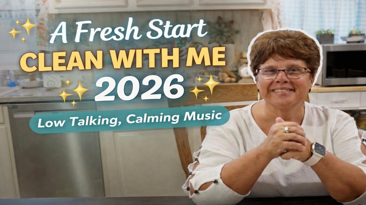 A Fresh Start Clean With Me ✨ 2026 | Low Talking, Calming Music