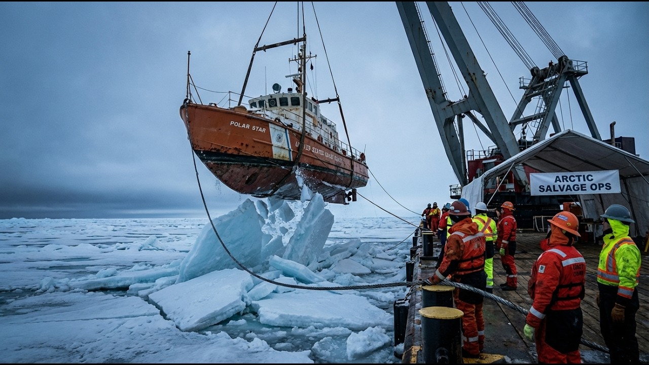 Arctic Boat Restoration: Abandoned Coast Guard Vessel Salvaged From Ice