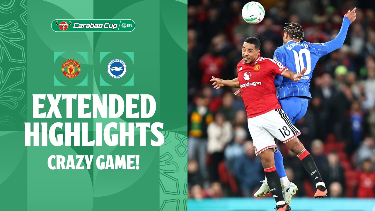 CRAZY GAME! | Manchester United v Brighton extended highlights