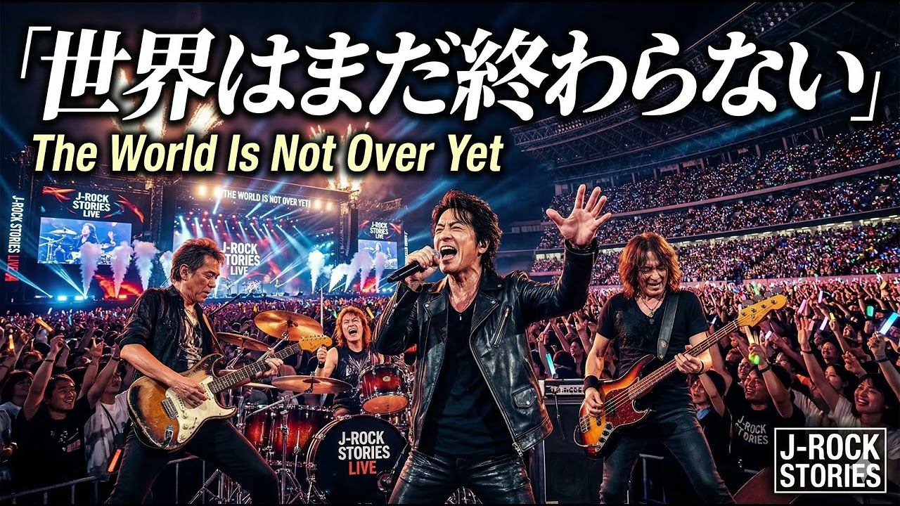 「世界はまだ終わらない」 The World Is Not Over Yet | Japanese Arena Rock LIVE Stadium Anthem