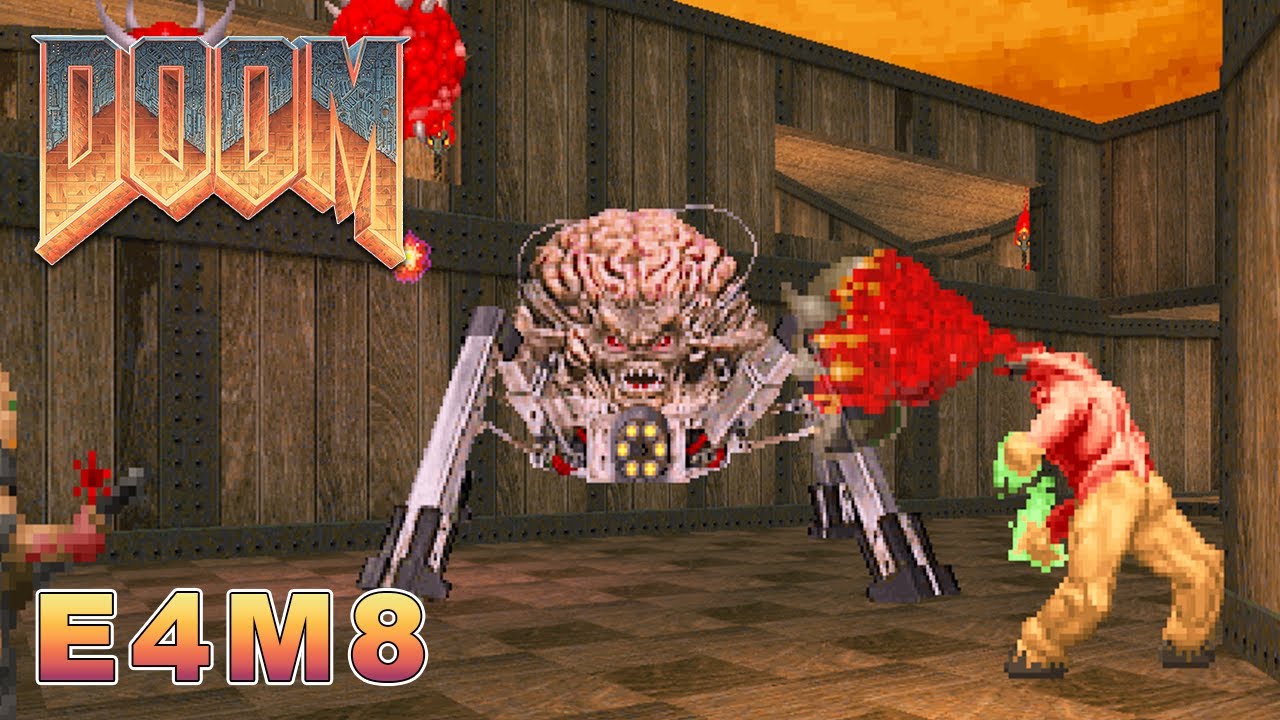 Ultimate Doom Longplay - E4M8: Unto the Cruel (Ultra-violence/Pistol Start)