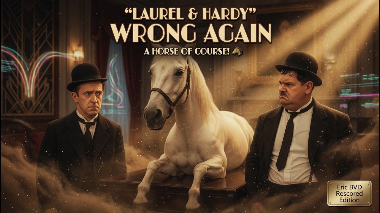 Laurel & Hardy - Wrong Again (1929) | A Horse of Course! 🐴🤣