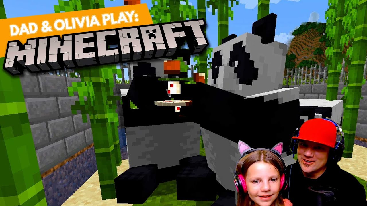 Dad And Olivia Play: Minecraft - More Zoo Animals