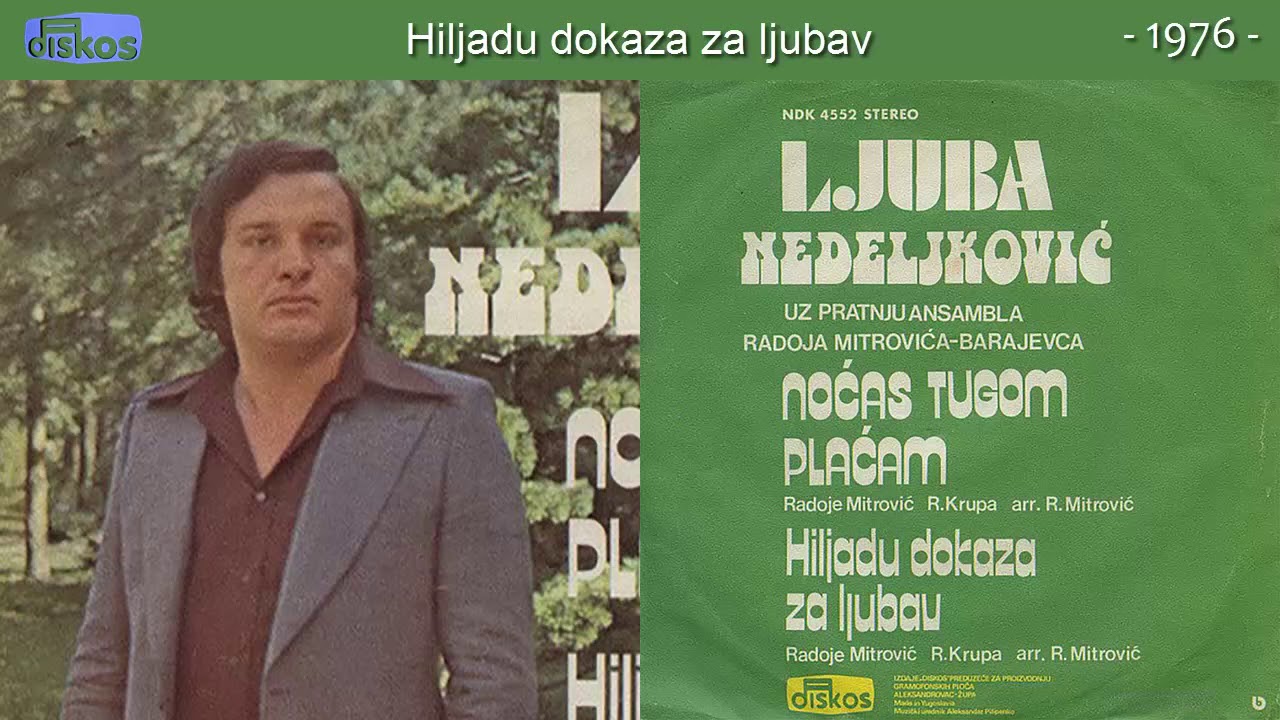Ljuba Nedeljkovic - Hiljadu dokaza za ljubav - (Audio 1976)