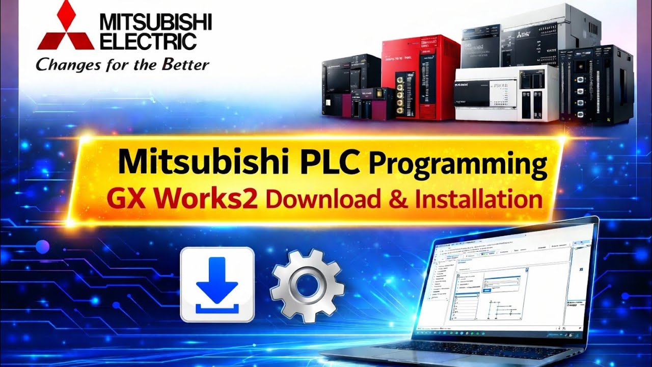 GX Works2 Download and Installation | Mitsubishi PLC Programming Software Setup Tutorial Bangla