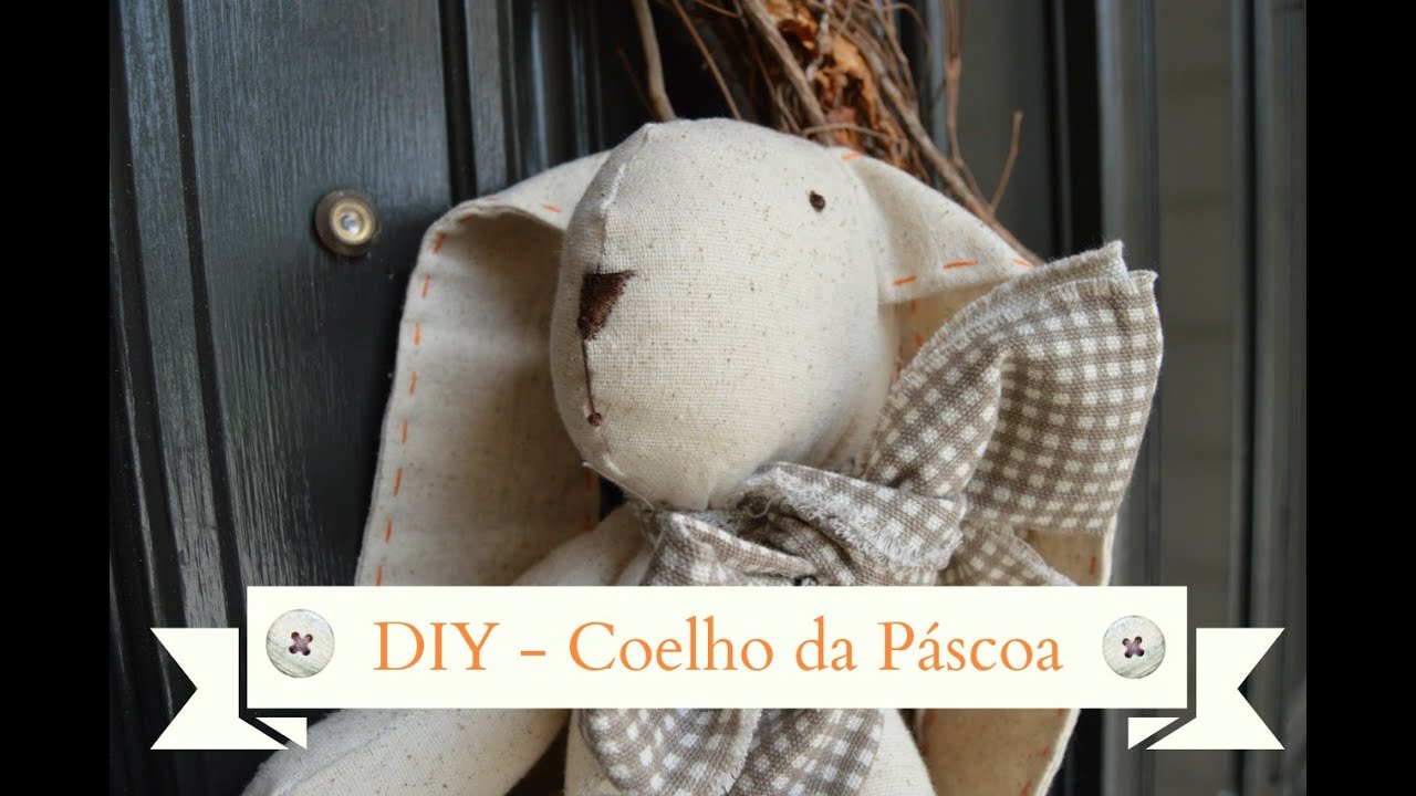 DIY - Coelho de Tecido