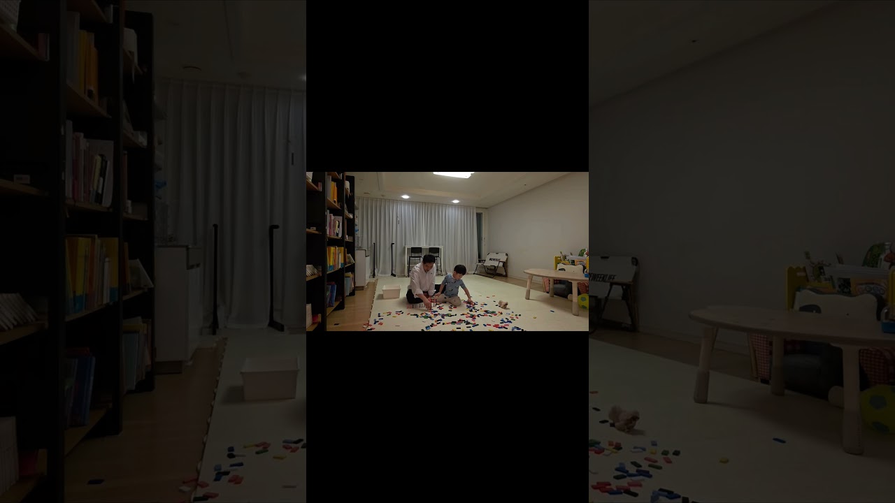 셜유도미노2탄쇼츠 #아빠표놀이 #아이랑놀아주기 #육아브이로그