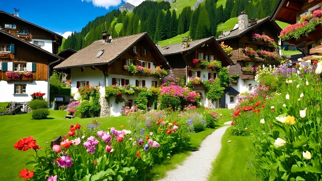 Гриндельвальд _ Самая красивая деревня Швейцарии🇨🇭Лучшие туристические направления