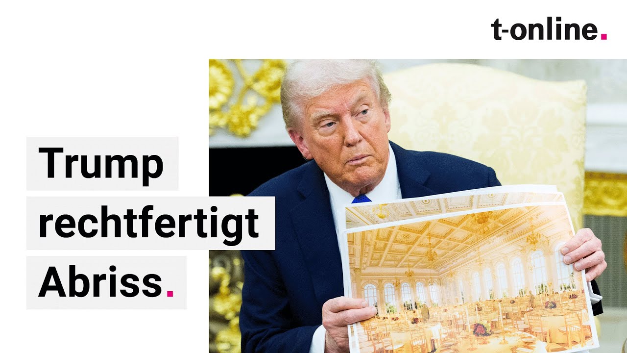 USA: Trump verteidigt Abriss des Ostflügels am Weißen Haus für Ballsaal