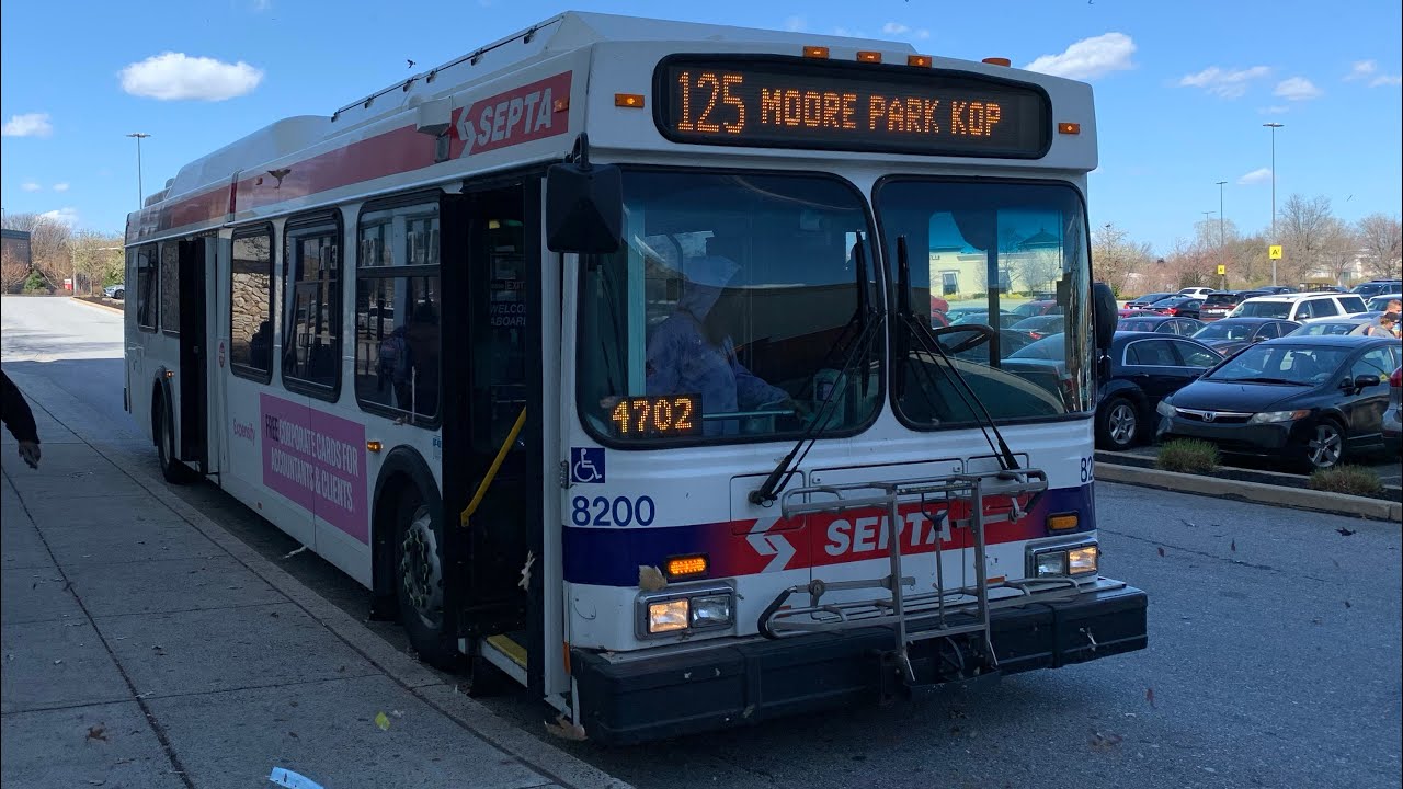 SEPTA Ride: 2008 New Flyer DE40LF 8200 on route 125 part 2