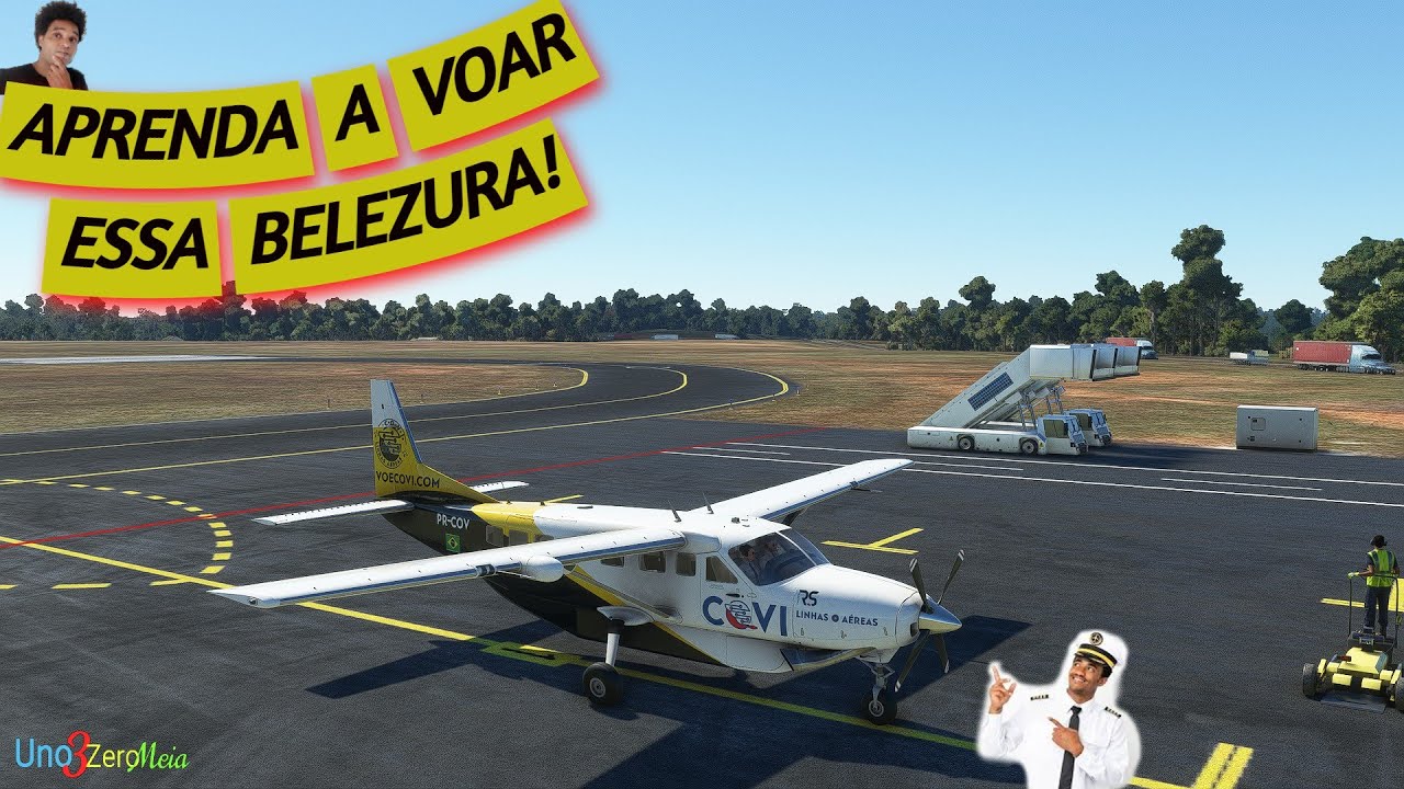 TUTORIAL - GRAN CARAVAN C208 / Acionamento & decolagem. {(MS2020)} - Checklist disponível.