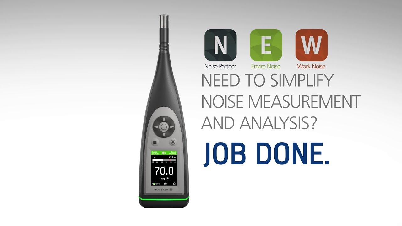 B&K 2245 Sound Level Meter designed for your job – Brüel & Kjær