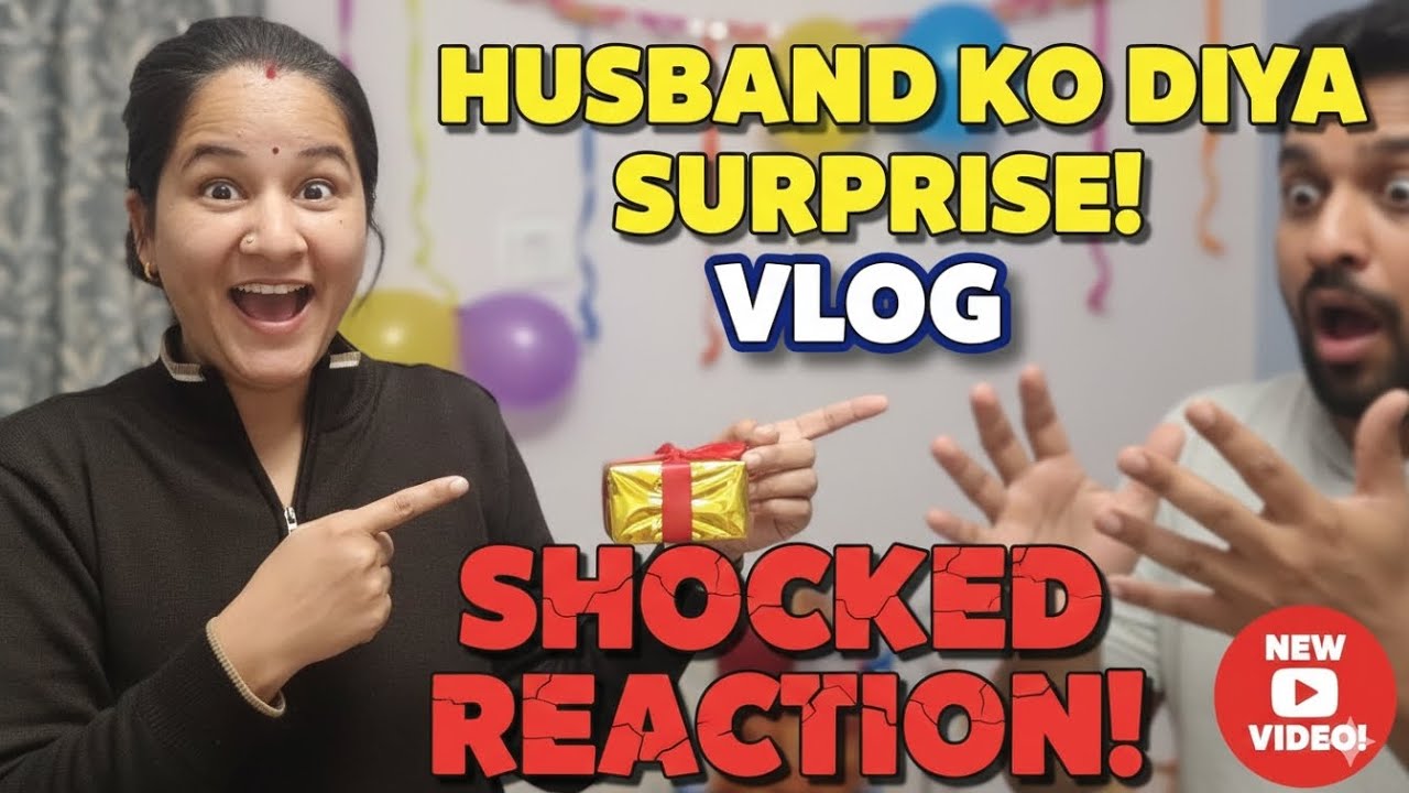 Husband ko diya New Phone ka Surprise #x200fe #trending #vlog #dailyvlog #food #foryou 