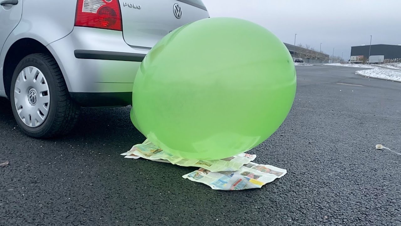 Luftballon und Auto,
