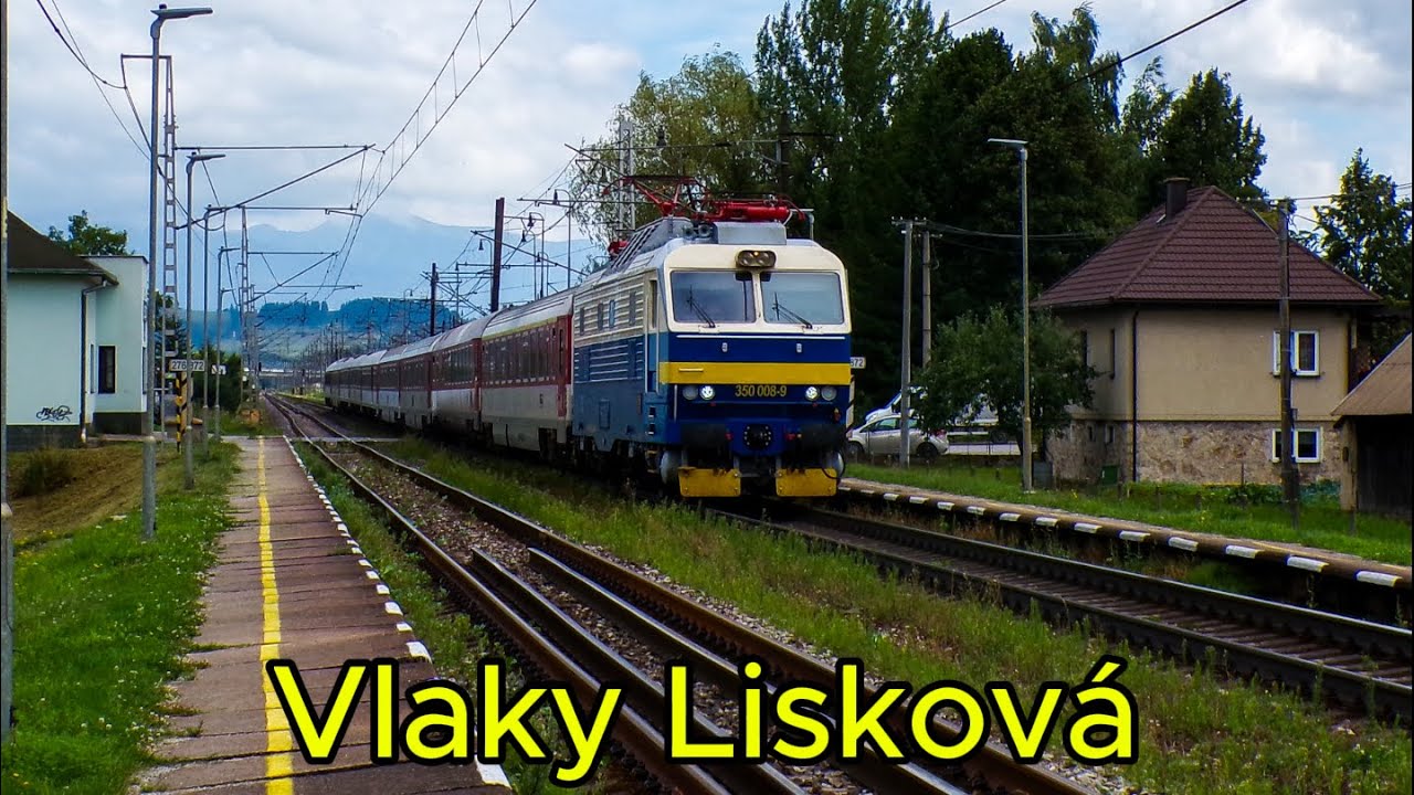 Vlaky Lisková (29.7.2025)