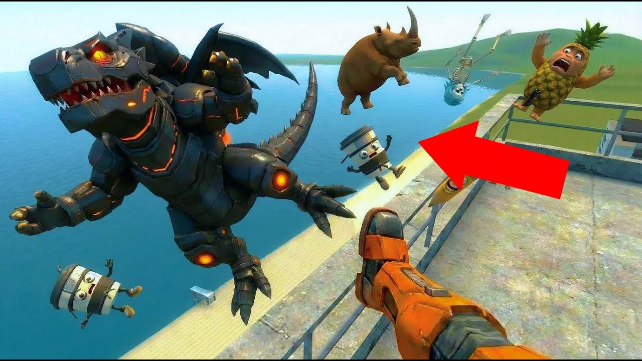 Spartan Kicking ALL Brainrot Italian Memes in a Gaben Tower - Garry's Mod
